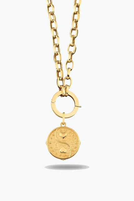 Altın Kalpler Charm Kolye 14 Ayar altın Charm Kolye modelleri ve fiyatlarıdan bir ürünü